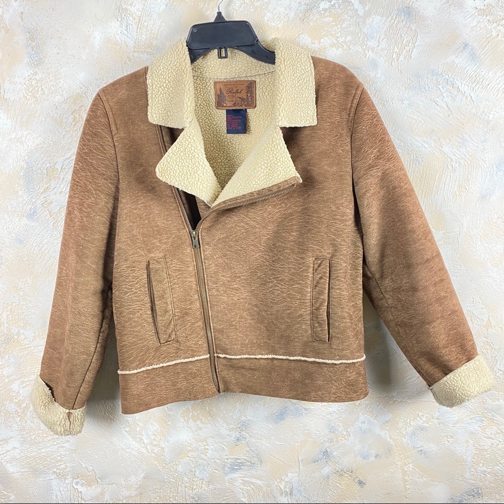 Ralph Lauren Brown Shearling Jacket